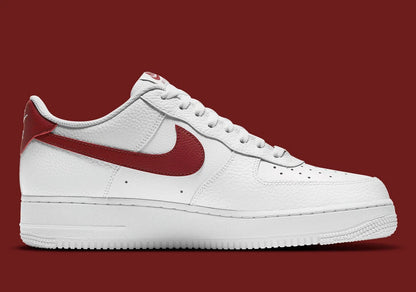 Nike Air Force 1 '07 Shoes White Team Red CZ0326-100 Men's Multi Size NEW