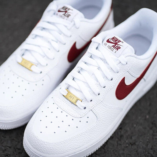Nike Air Force 1 '07 Shoes White Team Red CZ0326-100 Men's Multi Size NEW